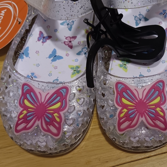 Toddler Butterfly 🦋 Jelly Shoes size 10 - Picture 2 of 5